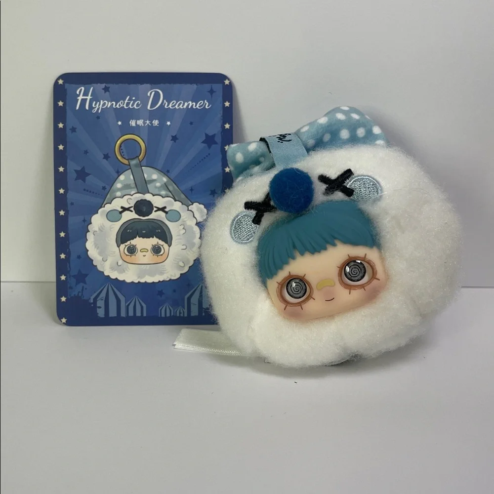 MayMei Crazy Circus Series Whimsical Plush Pendant - Hypnotic Dreamer (White)